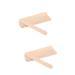 Gatuida 200 pieces of depilatory tool scraps Spatel skin care tongue cleaner wax wax for eyebrows hard wax wax cosmetics cosmetics heating wooden 15x1.7x0.2cmx2pcs light gelbx2st