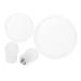 Stethoscope Ear Tips Replacement 1 Set Stethoscope Diaphragm Stethoscope Kit Stethoscope Accessories Replacement Diaphragm for Stethoscope White Name Tag Universal Child