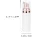 Beaupretty Plastic Foam Dispenser Bottle 6pcs (Rose Gold) - Refillable Foaming Soap & Airless Lotion for Travel - Buy Online on GoSupps.com