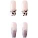 Press on Nails Fake Nails Full Cover Nude False Nails Artificial Finger Acrylic Nail Manicure Kit Artificial Ballerina Nail Tips Fingernails Decoration for Women Girls Nail Art (Color : A) (A) - Buy Online on GoSupps.com