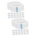 Balacoo 60 Rolls Colored Duct Tape Fabric Makeup Tape Color Duct Tape Fabric Lash Tapes Eyelash Extension Supplies Lash Tape for Eyelash Extensions Non-woven Fabric Tape Strips