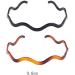 Set of 2 Women Girls Hard Plastic Headband Hair Hoop Black and Brown High-grade Headwear Hairband (Style E#) - Buy Online on GoSupps.com