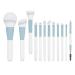 Makeup Brush Set 12 Soft Bristles Spray Paint Brush Blush Brush Makeup Brush Organizer Bag(D As shown) D As shown