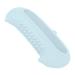 Beaupretty acupuncture massage device paddle hair comb tool hairdressing ridge hand massager Manual head massage device Neck massager made of silicone spa massage head pebbles 11.8x8.5x2.2cm blue