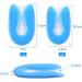 Silicone PU Gel Insoles for Heels - Large Cushion Support Shoe Pads for Ultimate Foot Care - Buy Online on GoSupps.com