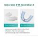 V-White U-Shaped Silicone Replacement Head for Ultrasonic Toothbrush - Adult Size - 1-Pack - Buy Online on GoSupps.com