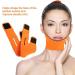 V Face Line Belt | Face Slimming Chin Lift Up Anti Wrinkle Sleep Strap - Orange - Buy Online on GoSupps.com
