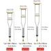 GHFTCCF 1 Pair Medical Crutches Adjustable Aluminum Crutches Adult Walker Medical Orthopedic Crutches Comfortable Handle Crutches Medium - Buy Online on GoSupps.com
