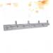 Alipis 304 Hooks Stainless Duty Heavy Hanger Coat Steel Clothes Hook with Towel Rack Bathroom European medium As Shown