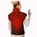 Comfier Large Heating Pad for Neck and Shoulder Fathers Day Gifts Heating Pad for Back Pain Relief Calming Heated Back Wrap with 6 Heating Level Wearable Full Body Heating Pad with 10 Timing Setting Black