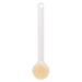 White Ergonomic Body Scrubber with Hanging Hole - Ideal for Hotels, Bathrooms, and Toilets - Buy Online on GoSupps.com