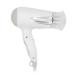 ADITAM 1200W Professional Ionic Portable Folding Hair Dryer Ceramic Tourmaline Blow Dryer with Comb Attachment Compact Small Size Lightweight for Travel Quiet Mini Hairdryer Double The Comfort