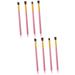 OHPHCALL 8 Pcs Eye Make-up Brush Kit Synthetic Hairs Brushes Foundation Makeup Brushes Eyeshadow Stick mediumx2pcs Pink+goldx2pcs - Buy Online on GoSupps.com