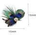 Girls Fashion Peacock Feather Hair Clip Feather Hair Pins Wedding Feather Fascinator Costume Hair Pins Wedding Feather Fascinator Accessories Wedding Feather Fascinator for Women & Girls - Buy Online on GoSupps.com