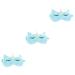 Beaupretty 3pcs Sleeping Mask Women Eye Mask Horn Blindfold Cute Night Eye Mask Blindfolds for Kids Cartoon Masks Mask for Men Sleep Mask Night Eyeshade Child Embroidered Goggles 1 Count (Pack of 1) Sky-bluex3pcs