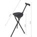 Walking Stick with Seat Upright Walker Crutch Walking Cane with Seat - Folding 2-in-1 Folding Walking Stick Seat for Men and Women for Elderly Gift Selfless dedication - Buy Online on GoSupps.com