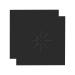 Stove Burner Cover Double-Thick Reusable Non-Stick Heat- Stove Protector Cuttable Stove Burner For Kitchen Sugar Soap for Cleaning (BLACK One Size) Black One Size