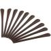 Jilibaba 10pcs Soft Silicone Rubber Temple End Tips for Eyeglasses & Sunglasses - Brown Ear Socks Replacement - Buy Online on GoSupps.com