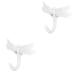 Alipis 2 Sets Dragonfly Hook Towel Hooks Metal Clothes Rack Robe Hook Key Hanging Hook Shower Cartoon
