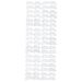 Didiseaon 72 Pcs 6 Sets Eyebrows Shape Fake Hair Edges Eyebrow Template Shaping Tools Eyebrow Card Unibrow mediumx3pcs As Shownx3pcs