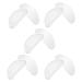 Jiakalamo 5 Pairs Eyeglass Nose Pads Self Adhesive Non-Slip Soft Silicone