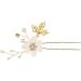 FRCOLOR Set of 5 Pearl Hair Clips White Clothes Hair Accessories Hair Clips with Rhinestone Tiara for Wedding Bridal Comb Bridal Hair Comb Wedding Headpiece Bridal Hair Pin Set - Buy Online on GoSupps.com