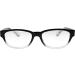 Clear Glass Reading Glasses with Real Glass Lenses | Stylish Acetate Frames | Magnification +0.25 to +3.00 - Buy Online on GoSupps.com