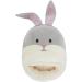 Balvi Foot Warmer Rabbit - Grey | Soft Polyester | Flexible Ears | 39x30x7 cm | Perfect for Cozy Comfort - Buy Online on GoSupps.com