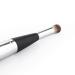 Multifunction Double Head Makeup Brush - Professional Wood Handle for Powder Blush & Eye Cosmetics - Black & Silver - Buy Online on GoSupps.com