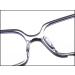 Shop Oversized Square Blue Light Blocking Reading Glasses +250 - Anti Eye Strain Eyeglasses for Computer Use - Stylish Black Frame - Buy Online on GoSupps.com