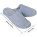 Buy 5 Pairs of Universal Disposable Hotel Slippers - High-Quality Anti-Slip Coral Fleece for Guests | Perfect for Parties & Events - Buy Online on GoSupps.com