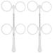 Doitool 2st glasses accessories optometry Flipper visual flip-lenses Instrument fold for lens mirror film flips lens of optical flipper white glass adjustable tools