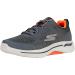 Skechers Men's Gowalk Arch Fit-Athletic Workout Walking Shoe with Air Cooled Foam Sneaker 12 Charcoal/Orange