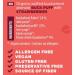 Organic puffed buckwheat granola with strawberries 4 x 255g Vegan Gluten free - Buy Online on GoSupps.com