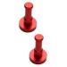 Alipis 2pcs Hangers Heavy Duty Metal Over Door Hook Wall Mount Hooks Coat Hook Hat Stainless Steel Mx2pcs Redx2pcs