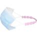 Mask Band Extension - Ear Protection Holder Pain Relief Accessories (10 pcs) - Adjustable Buckle - Pink & White - Buy Online on GoSupps.com