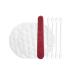 50 Sets Hotel Vanity Kit Individually Wrapped Disposable Hotel Amenities Hotel Hospitality Supplies Cosmetic Cotton Pads Cotton Swabs Nail File