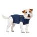 MPS Medical Pet Shirt Dog Surgery Recovery Suit Blue XXX-Small Blue 3XS