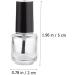 Mipcase Lot de 25 Flacons de Vernis Ongles Vides en Verre 5Ml Bouchon Aluminium lectrolytique et Pinceau Int gr Mini Format Portable pour Nail Art et Remplissage Pr cis - Buy Online on GoSupps.com