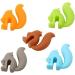 5 pcs Cute Squirrel Shape Silicone Tea Bag Holder Cup Squirrel Drink Markers Tea Bag Holder for Cup Hanging Tool Mug Candy Colors Gift Set - Buy Online on GoSupps.com