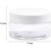 12PCs Clear Mini Plastic Containers - 100ml/80g Empty Small Cans for Creams DIY & Roben Cosmetics - Wide Mouth with Lid - Buy Online on GoSupps.com
