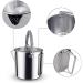 1.2L Outdoor Steel Kettle - Portable Coffee Pot Teapot for Camping Trips - Buy Online on GoSupps.com
