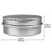24 Pack 2 Oz Screw Top Aluminum Tin Cans for Lip Balm, Cosmetics & Candles - Metal Storage Jars with Screw Cap for Makeup, Salve & Tea - Buy Online on GoSupps.com