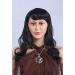 Wig long curly C3 hairpiece black