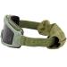 Lancer Tactical AERO Protective OD Green Airsoft Goggles Smoke Lens - Buy Online on GoSupps.com