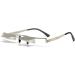 Lazy Glasses Prism - Watch TV Read & Browse Comfortably Lying Down | Upgrade to Lighter Clearer Spectacles for Neck Relief (Silver - Buy Online on GoSupps.com