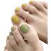24pcs / set Faux Ongles Mat pour Femmes Filles Fran ais Faux Toe Ongles Dame Pied Nail Art Conseils Yellow Green - Buy Online on GoSupps.com