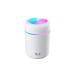 Colorful Cool Mini Humidifier, Essential Oil Diffuser, Aroma Essential USB Personal Desktop Humidifier for Car, Office Room, Bedroom etc,2 Adjustable Mist Modes (White)