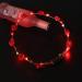 Led Light Women Flower Girl Headband Glow Blinking Crown Hair Wreath For Girls Women Wedding Festival Christmas New Year Party (Red) - Buy Online on GoSupps.com