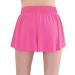 Girls 2 in 1 Flowy Athletic Shorts with Pockets - Rose Red, Size 8 Years - Buy Online on GoSupps.com